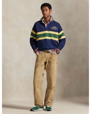 Vintage Fit Embroidered Rugby Shirt