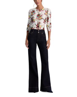 Carson Crewneck Cardigan Sweater