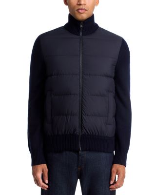 Knit Cardigan Down Jacket