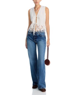 Oregon Embroidered Woven Top