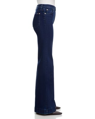 Modern Dojo High Rise Wide Leg Flare Jeans in Classical