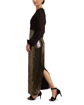 Aniya Sequin Maxi Dress