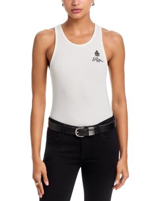 FRAME Ritz Rib Tank Top | Bloomingdale's Women