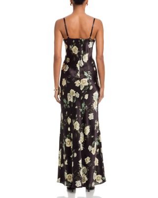 Sayla Silk Maxi Dress