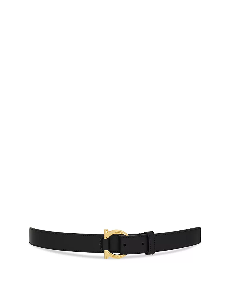 Ferragamo Women's Donna Gancini Leather Belt