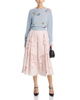 Appliqu&eacute; Front Sweater