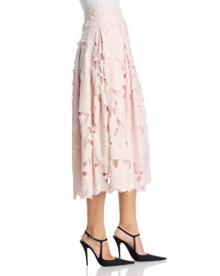 Lasercut Midi Skirt