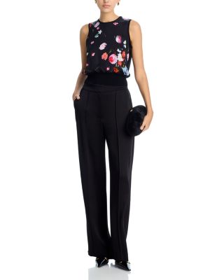 Sleeveless Front Print Top