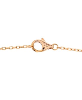  Juste un Clou Pendant Necklace 18K Rose Gold with Diamonds, 15.25 - 16"