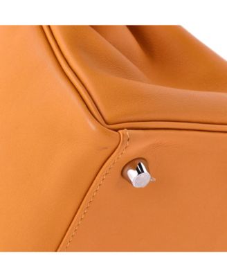 Kelly 25 Handbag Orange Swift with Palladium Hardware