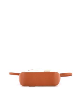 27 Cabas H en Biais Tote Canvas with Leather