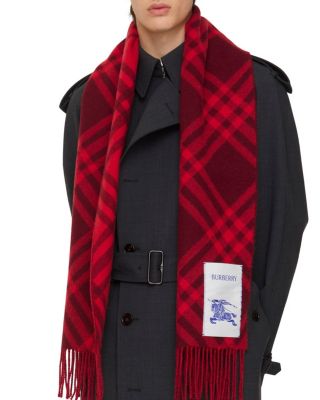 Check Cashmere Scarf