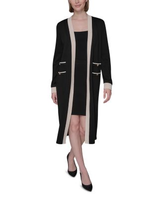 Contrast Trim Cardigan