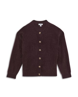 Mel Brushed Cashmere Cardigan Sweater 