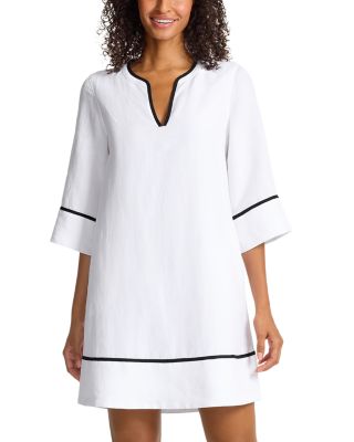 St. Lucia Split Neck Tunic Cover Up