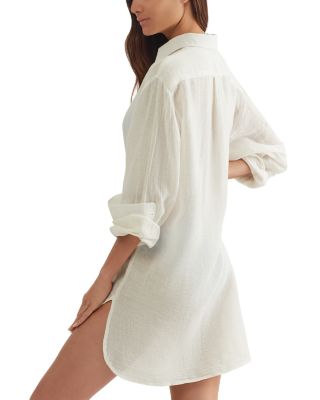 Boyfriend Shirt Swim Cover-Up