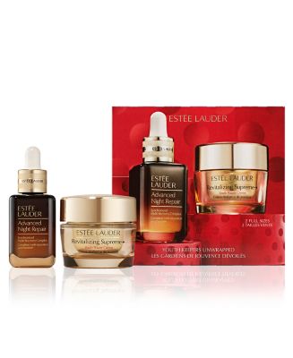 Estée Lauder Serum + Moisturizer Holiday Skincare Gift Set ($155