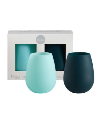 Fegg Silicone Unbreakable Glasses - Set of 2