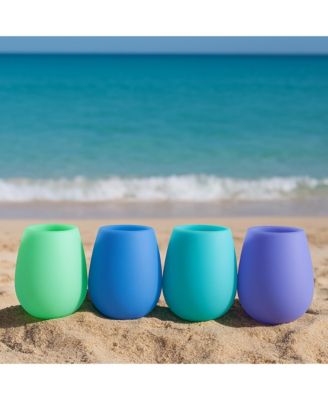 Fegg Silicone Unbreakable Glasses - Set of 4