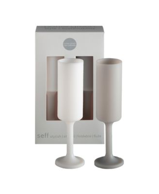 Seff Unbreakable Champagne Flutes - Set of 2