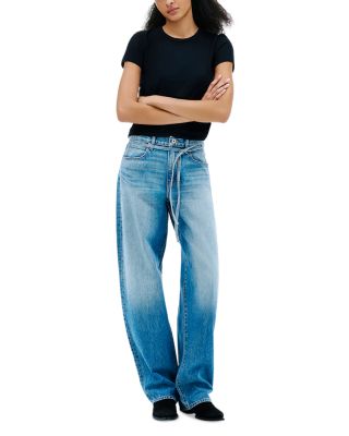 Hailey Low Rise Barrel Jeans in Day Dreamer