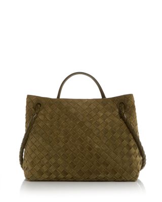 Andiamo Top Handle Bag in Suede