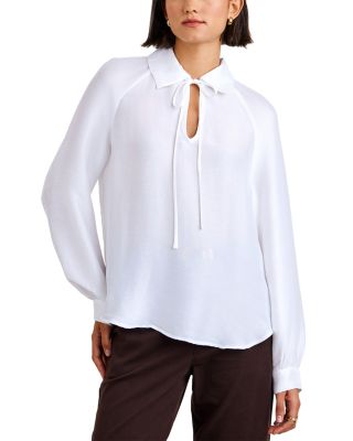 Collared Raglan Sleeve Top