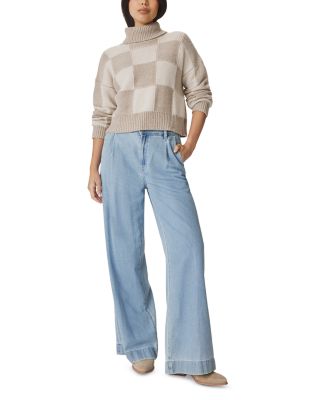 Thea Cropped Turtleneck Sweater
