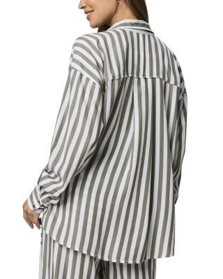 Ella Striped Button Down Shirt