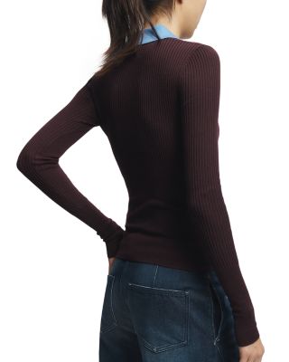 Cillian Ribbed Polo Sweater