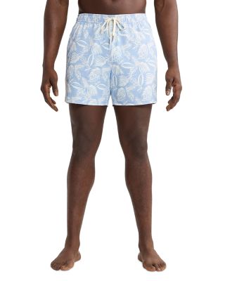 Bungalow Printed 5" Swim Trunks
