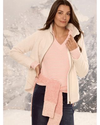 Soft Thermal Split Neck Top