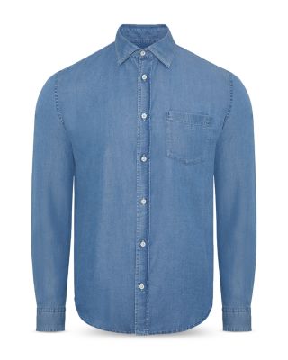Denim Chambray Long Sleeve Shirt