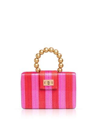  The Louisa Woven Straw Clutch Bag