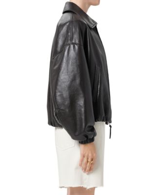 Bubble Hem Bomber Jacket