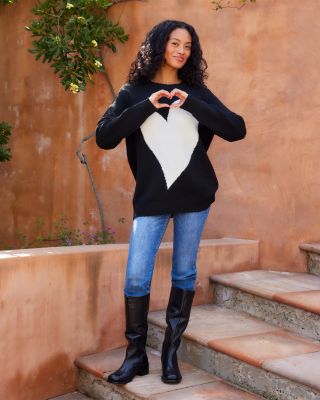 Heart Jacquard Sweater