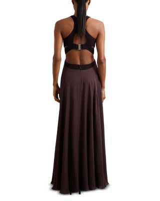 Cutout Sleeveless Maxi Dress