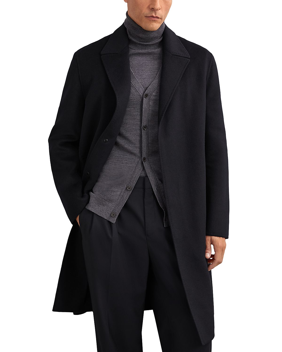 Reiss Wool Blend Overcoat