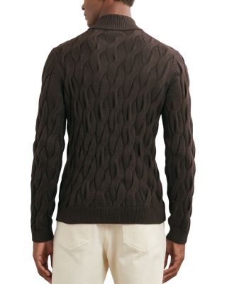 Quarter Zip Funnel Neck Sweater