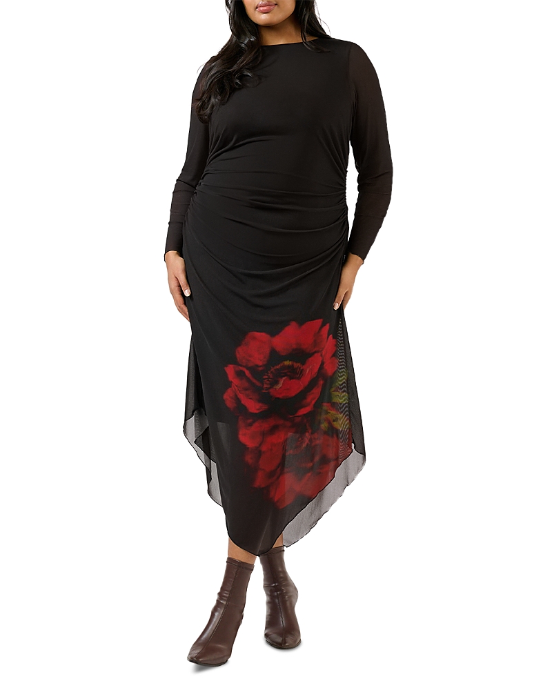 Estelle Plus Raya Asymmetric Dress