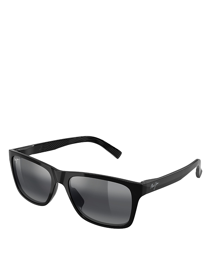 Maui Jim Kowelo Polarized Rectangular Sunglasses, 57mm