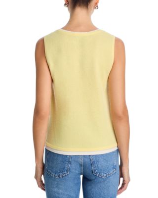 100% Cashmere Scoop Neck Tank Sweater - Exclusive