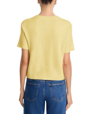 100% Cashmere Crewneck Cardigan Sweater - Exclusive