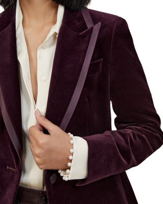 Petite Velvet Jacket 