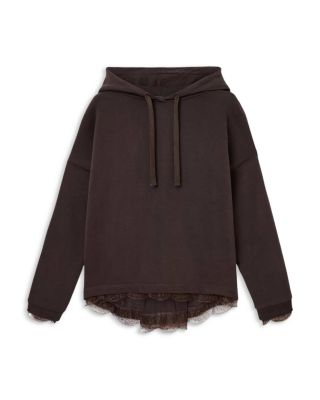 Nia Lace Trim Hoodie