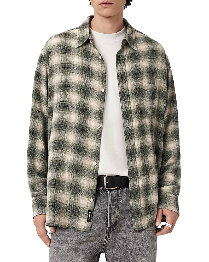 Allsaints Lumley Oversized Fit Long Sleeve Shirt