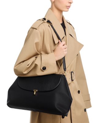 T-Lock Nylon and Leather Convertible Satchel