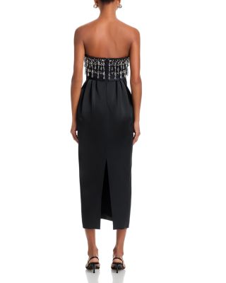 Layered Gemstone Midi Dress