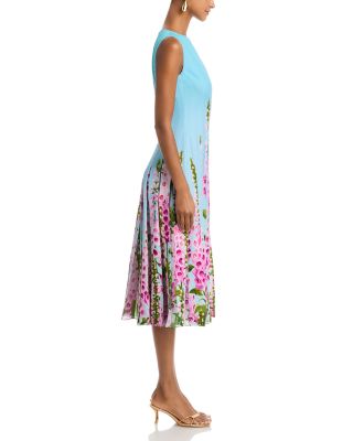 Degrad&eacute; Foxglove Chiffon Inset Dress