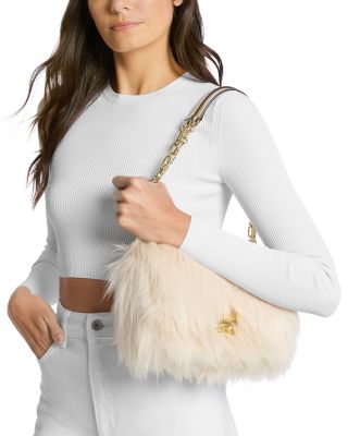 Tribeca Large Faux Fur Shoulder Bag